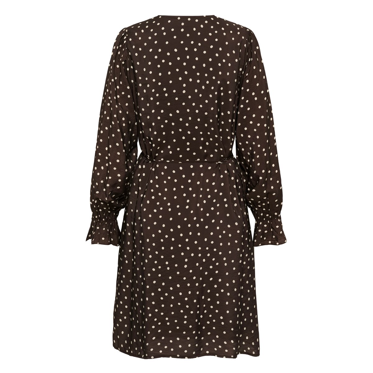 Robe marron coffee bean turtledove dot, KAFFE