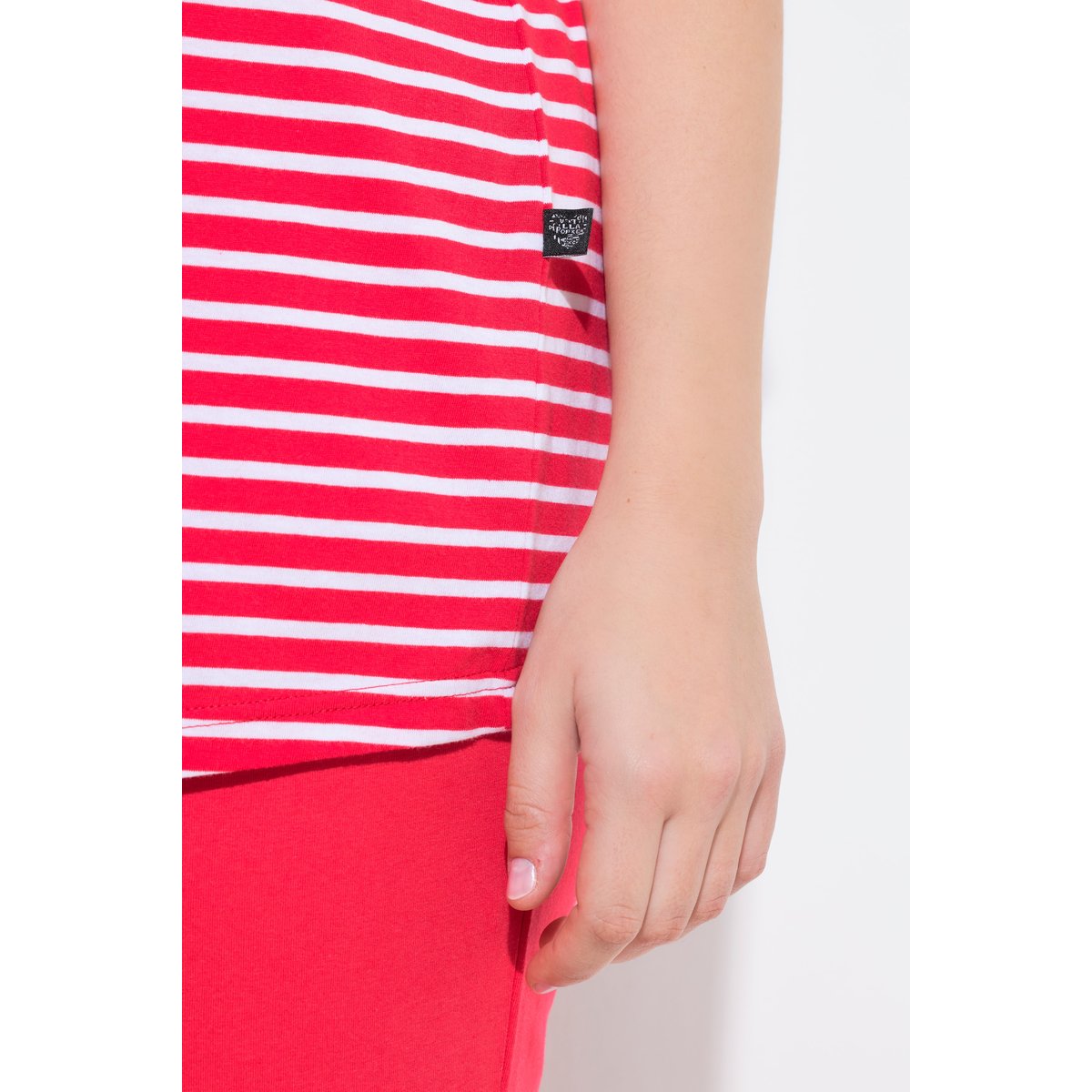 Pyjama 2 pièces en coton bio rouge fuschsia, ULLA POPKEN
