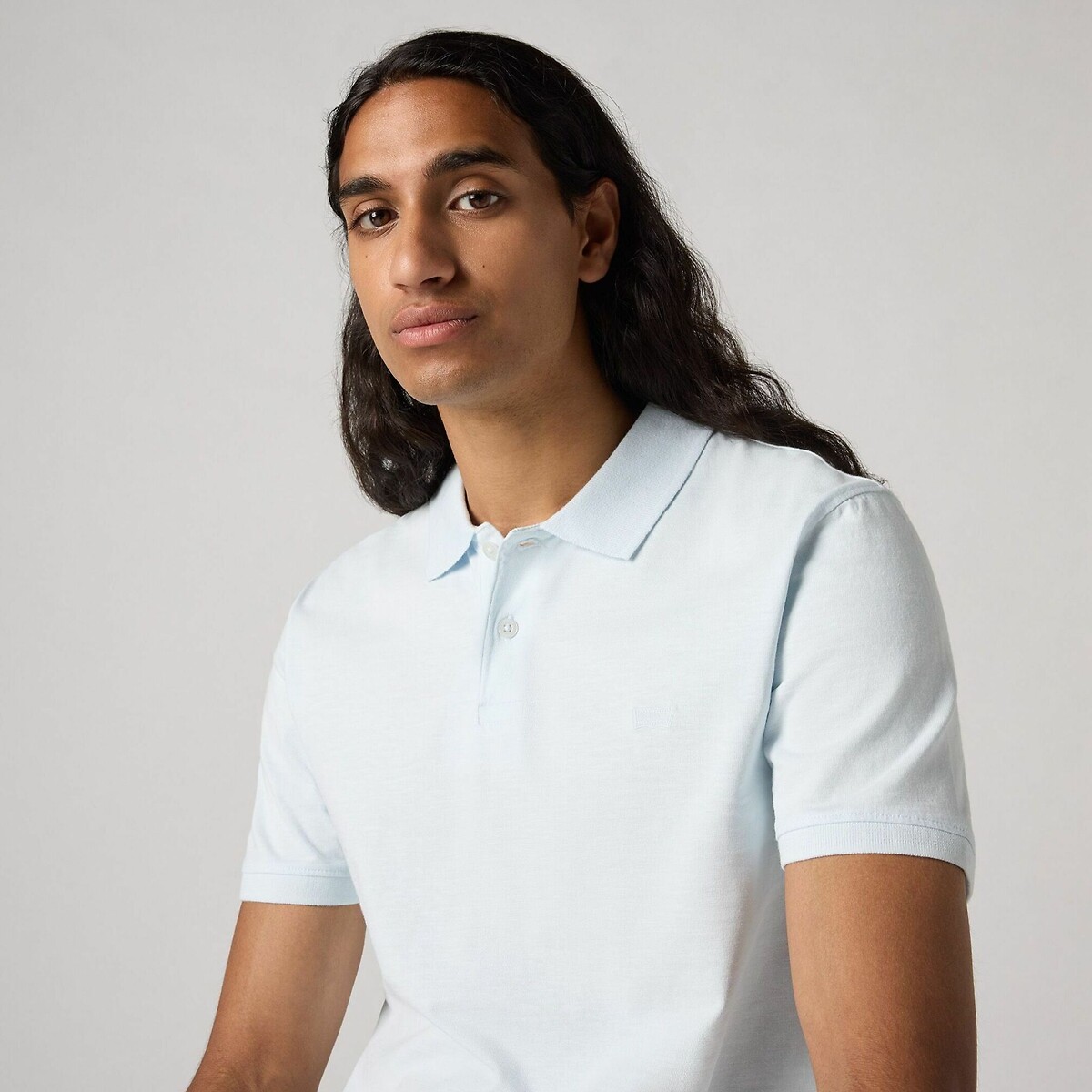 Housemark Polo Shirt in Slim Fit sky blue, LEVI'S