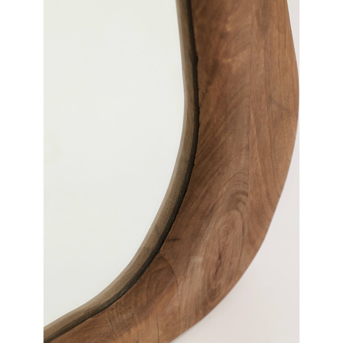 Miroir bois de manguier collection VACIO marron, RECOLLECTION