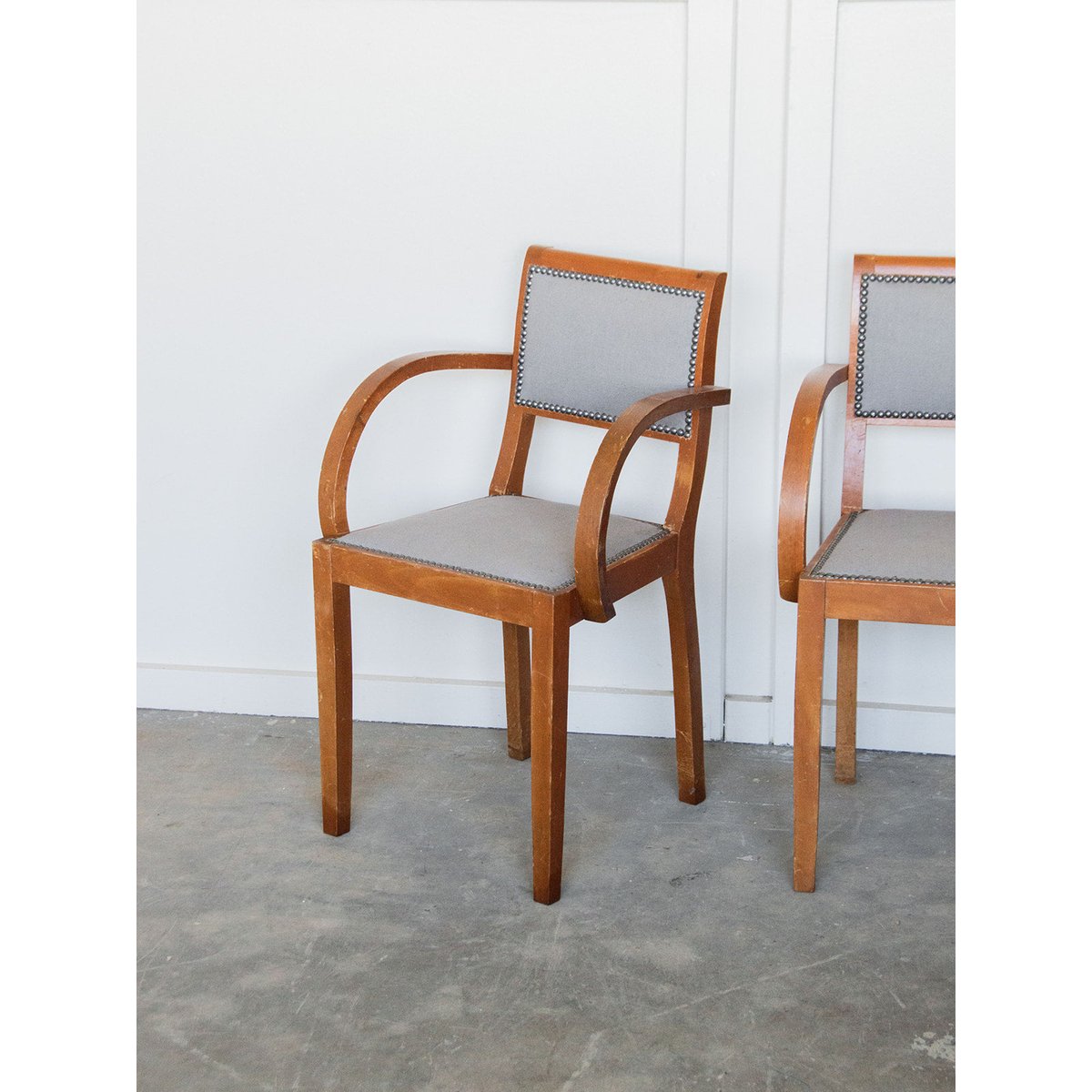 Paire de fauteuils bridge Jakob N°326 - Bon état bois, DEBONGOUT
