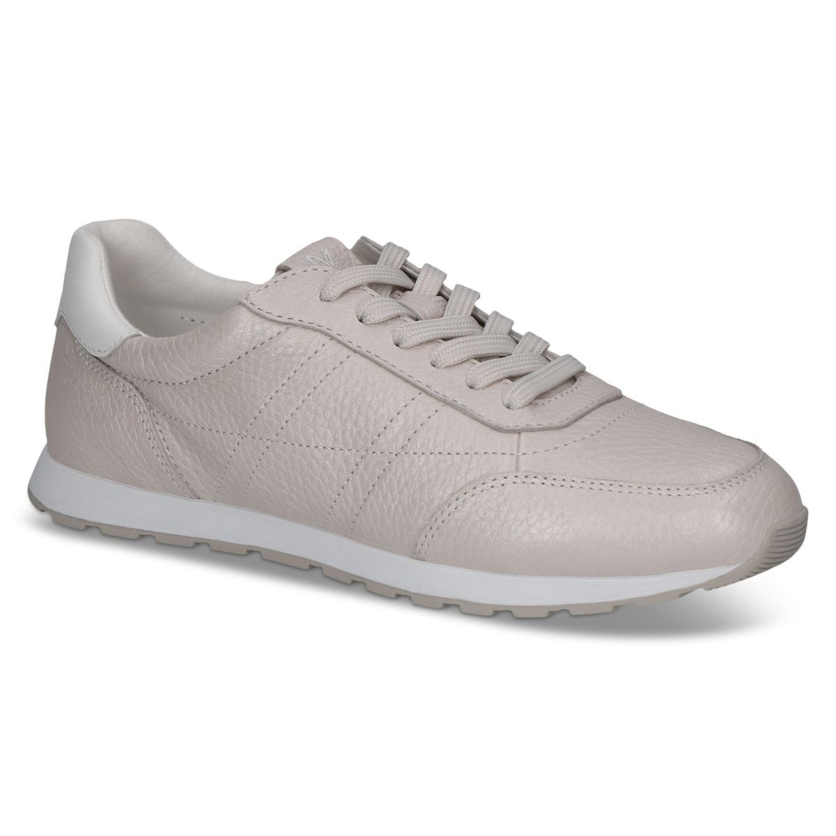 Basket en cuir blanc ecru reptile, CAPRICE
