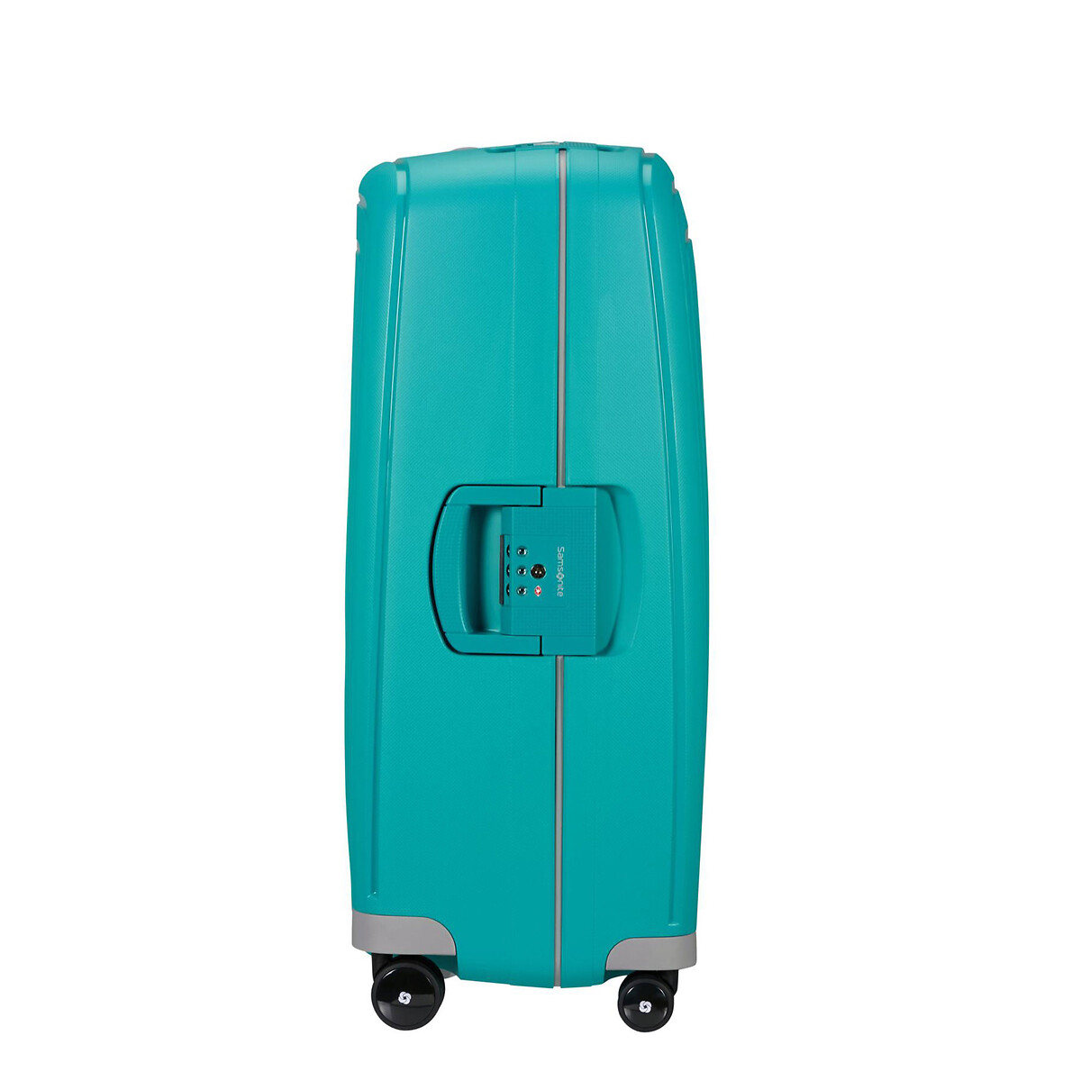 Mala de viagem grande S'Cure, 75 cm, com 4 rodas, da Samsonite azul, SAMSONITE