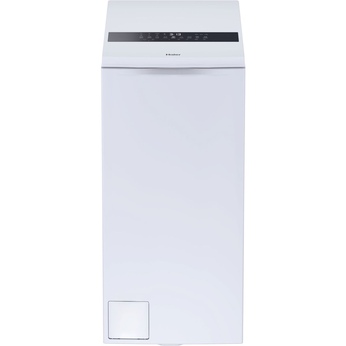 Lave linge top HW85-BPD13386U-S - 8,5 kg - 1300 tr/min - Classe A - Moteur induction - Autodosage - Connecté couleur unique, HAIER