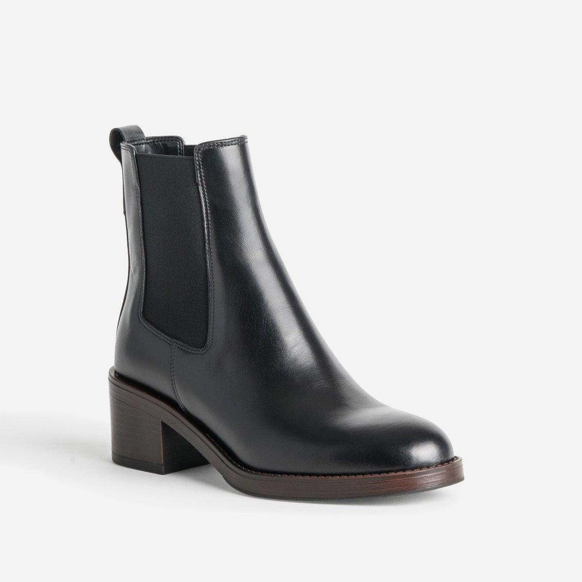 Boots À Talon en cuir NARINA noir, ERAM