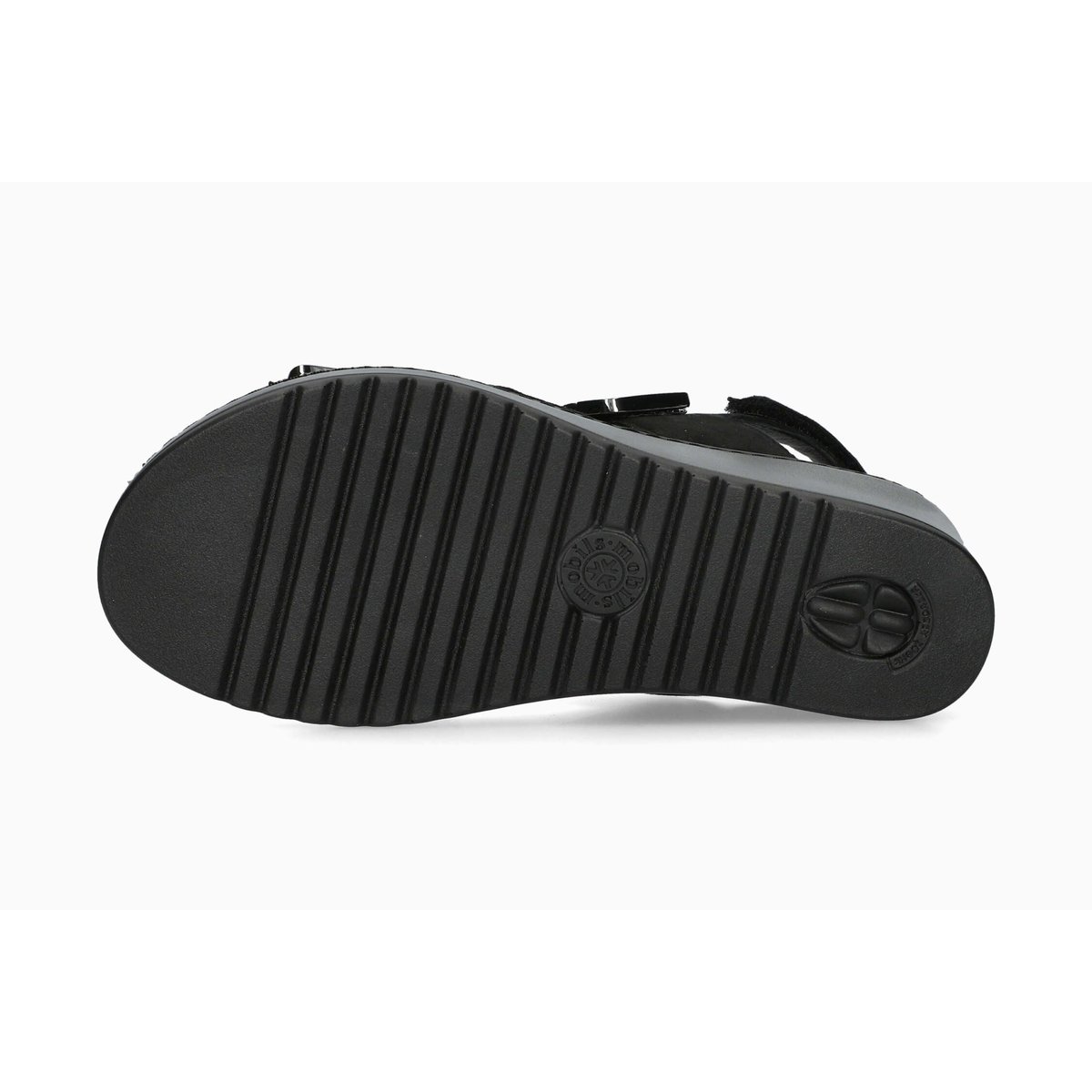 Sandales en cuir NAWEL noir 5148, MEPHISTO