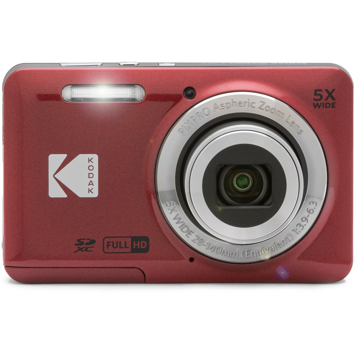 Appareil photo Compact FZ55 Red rouge, KODAK