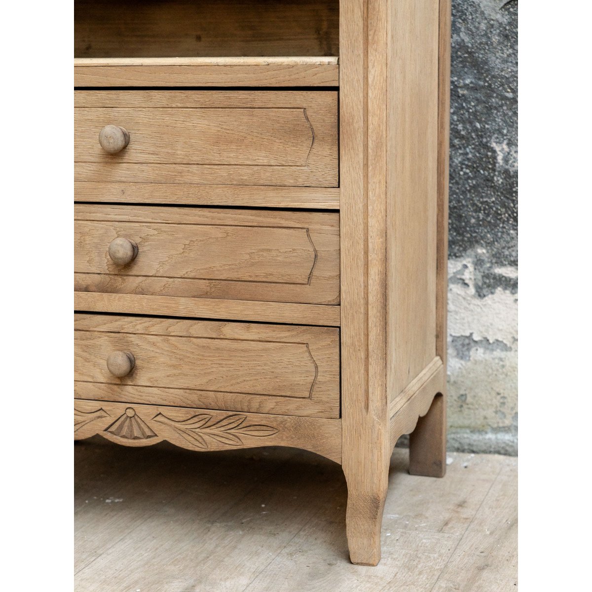 Petit meuble de rangement en bois Valery N°156 - Bon état bois clair, DEBONGOUT