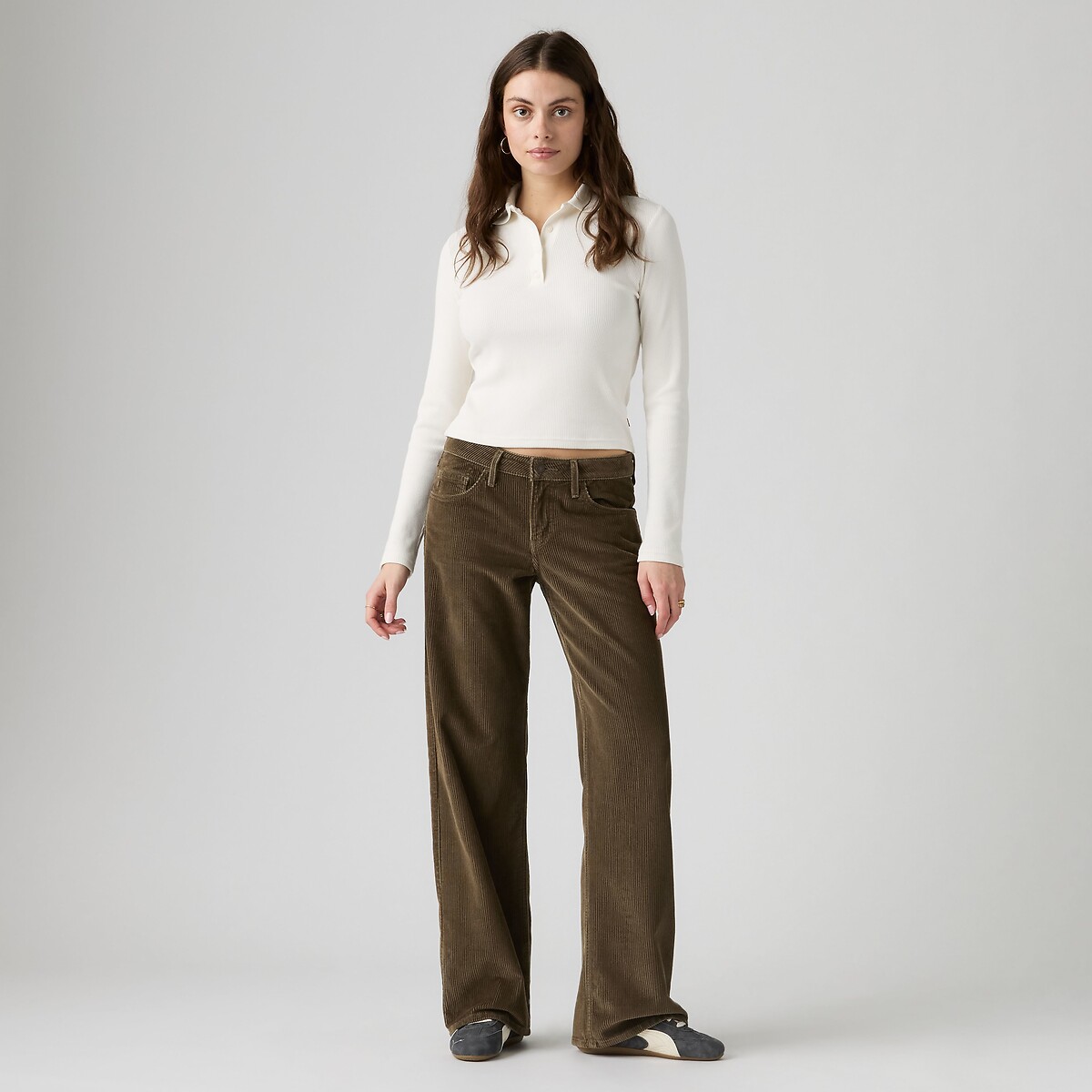 Pantalon en velours Low Loose marron, LEVI'S