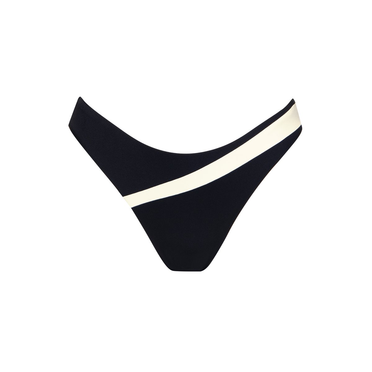Bas maillot slip de bain échancré Guaraja noir noir, LISCA