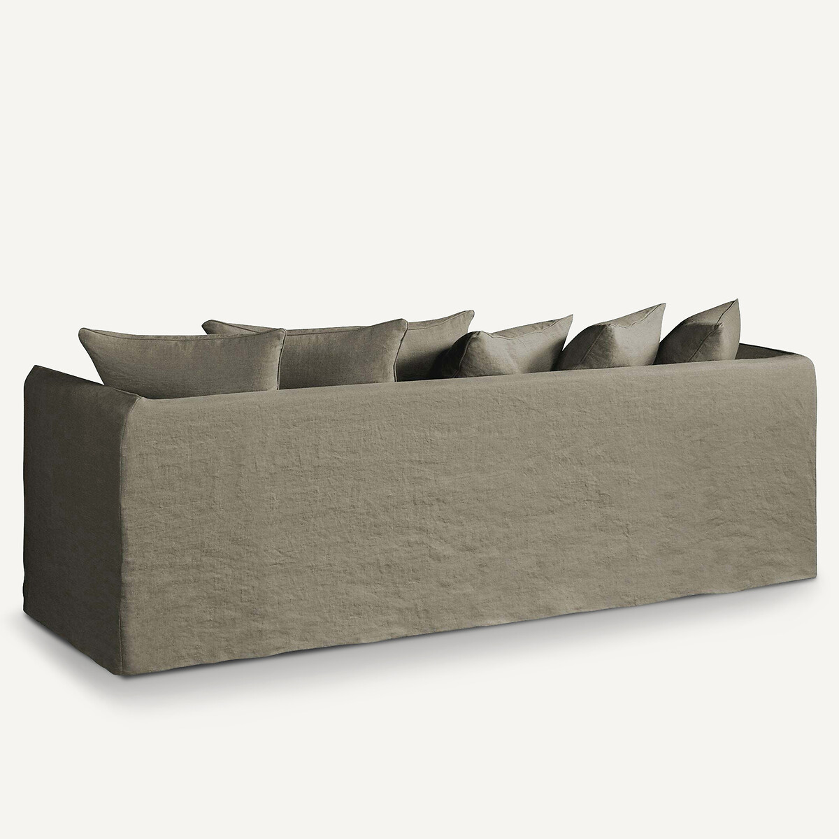 Canapé 3, 4 ou 5 places, en lin épais stonewashed, Neo Chiquito ecorce, AM.PM
