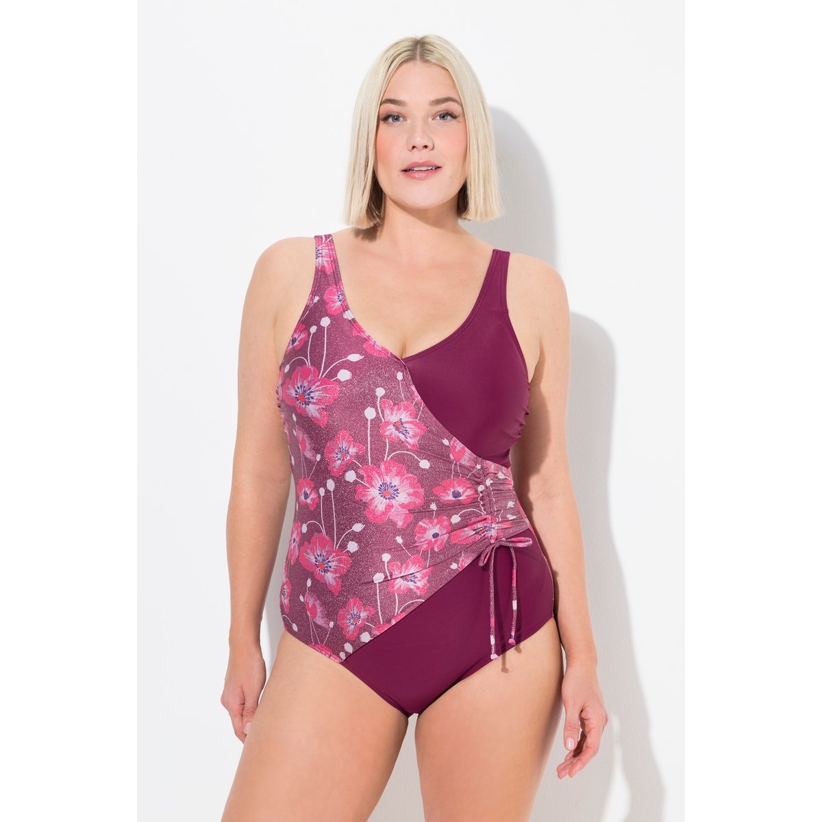 Maillot de bain à bonnets souples violet, ULLA POPKEN