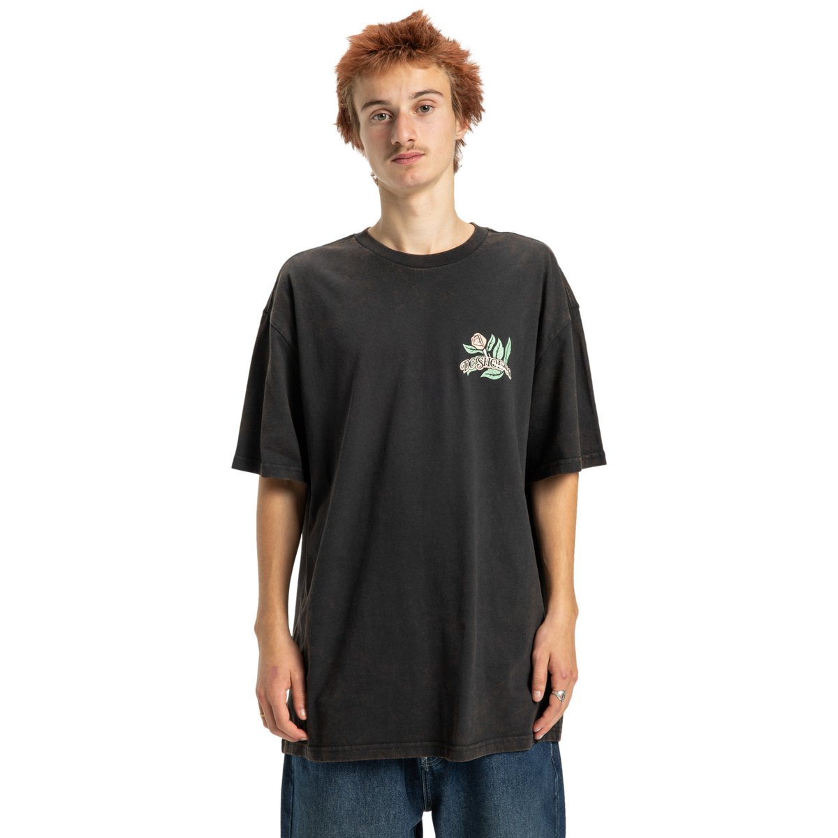 T-shirt à manches courtes OUTGROW. noir black, DC SHOES
