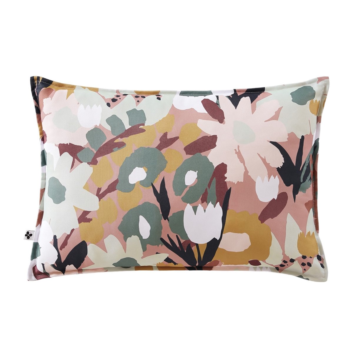 Housse de coussin exterieur deperlant Leane jaune, EDEN
