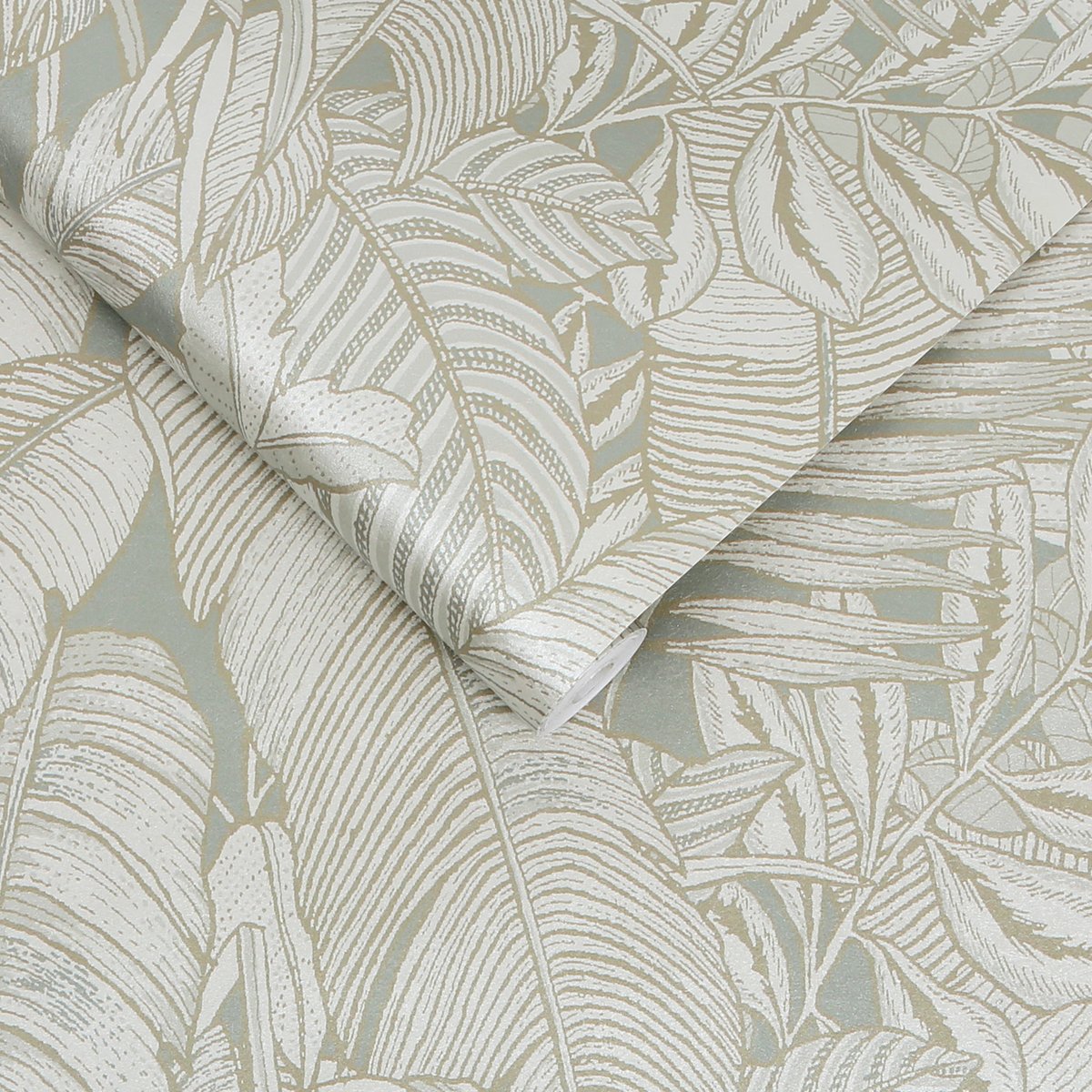 Papier peint Feuillage Paradys Sage vert, GRAHAM ET BROWN