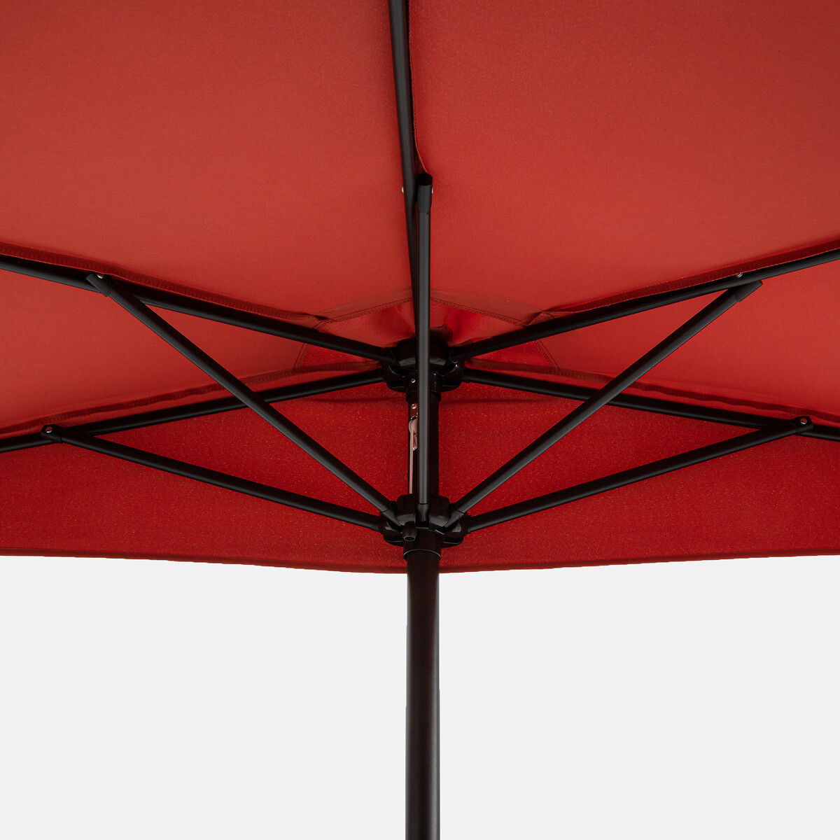 Demi-parasol de balcon à franges Medio terracotta, LA REDOUTE INTERIEURS
