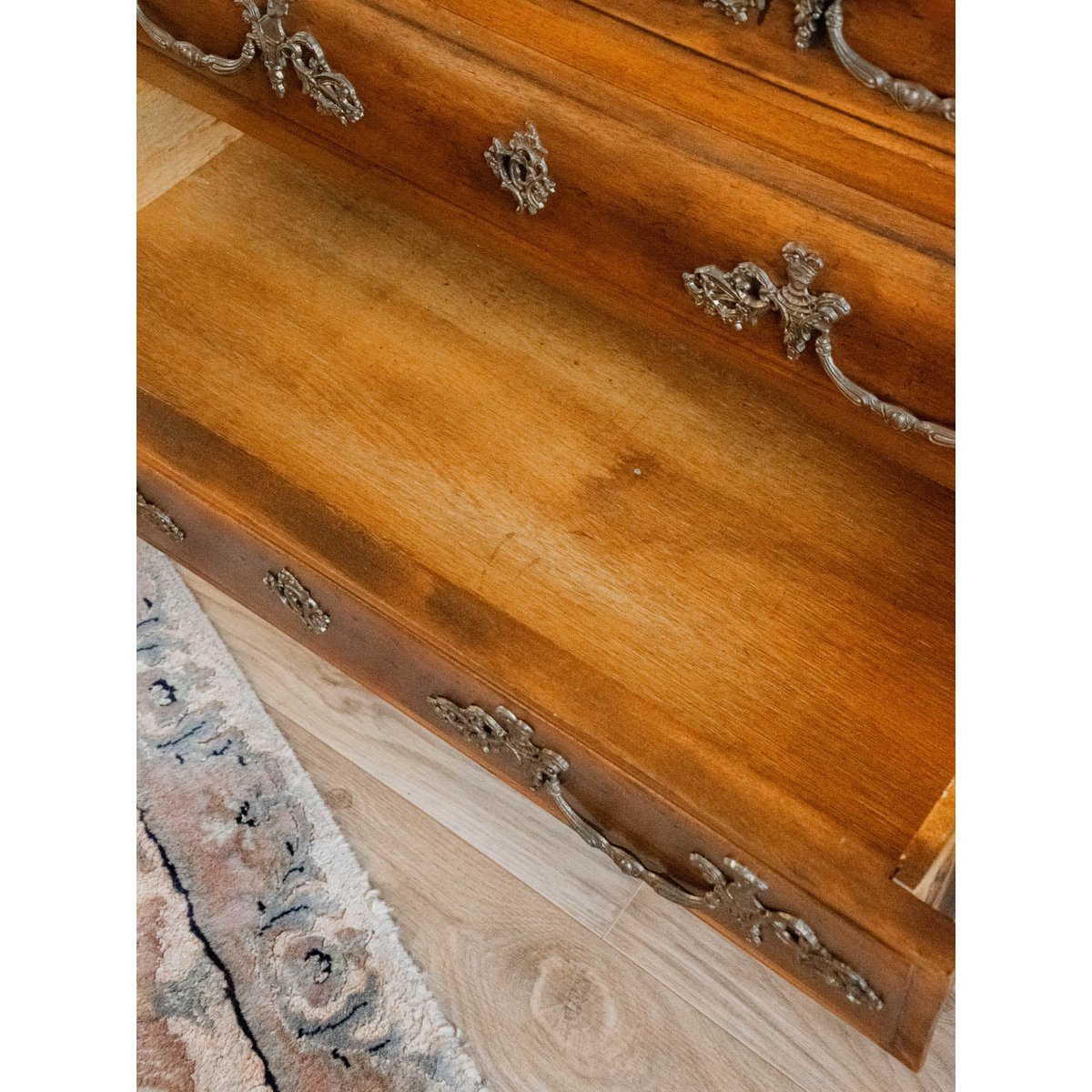 Commode en bois Garance N°197 - Bon état bois foncé, DEBONGOUT