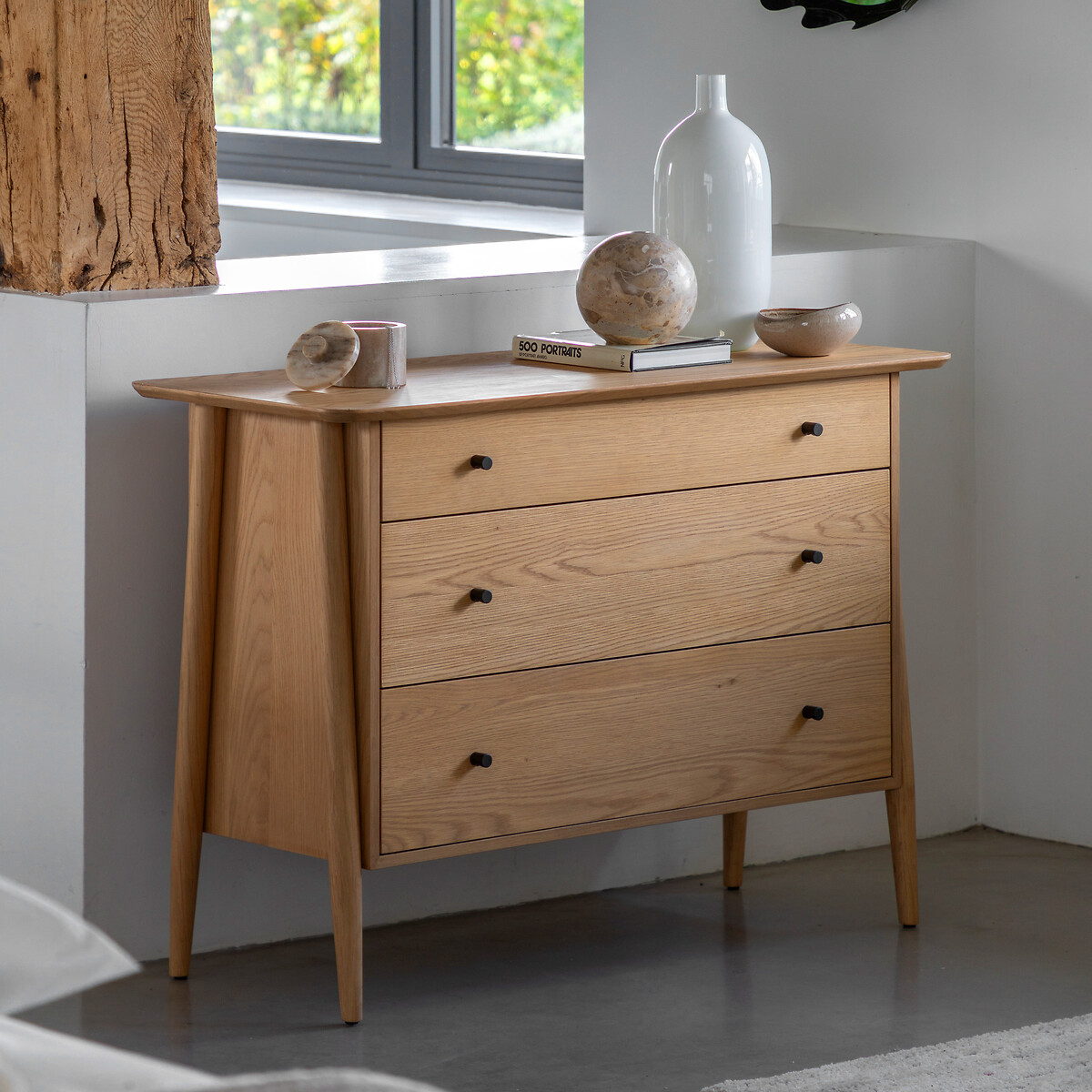 Hale Natural Oak 3 Drawer Chest oak, ÉDITÉ