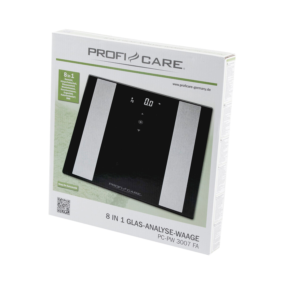 Balança WC 8 em 1, preto, da Proficare preto , PROFICARE