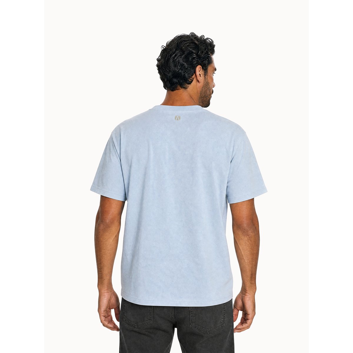 T-shirt relax Le Coq Sportif x Maradona en jersey de coton LCS CUP ciel camuset, LE COQ SPORTIF