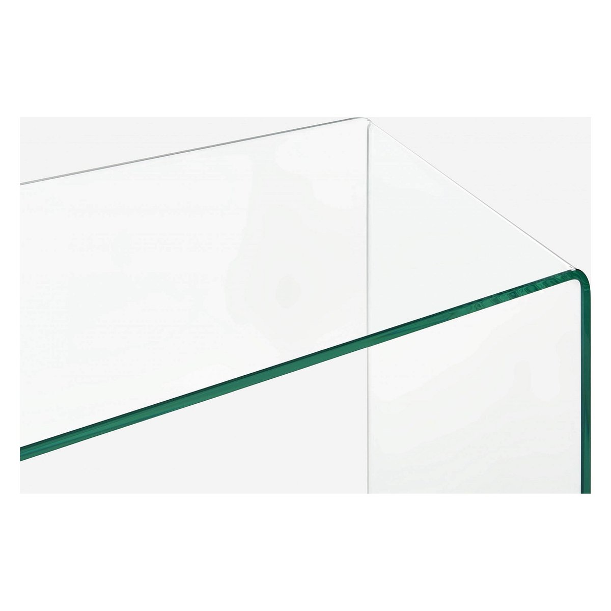 Table console verre trempé GALA transparent, HABITAT