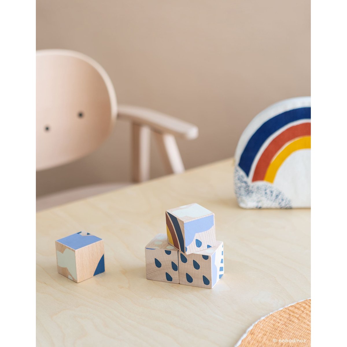 Cubes en bois Veggies climat, NOBODINOZ