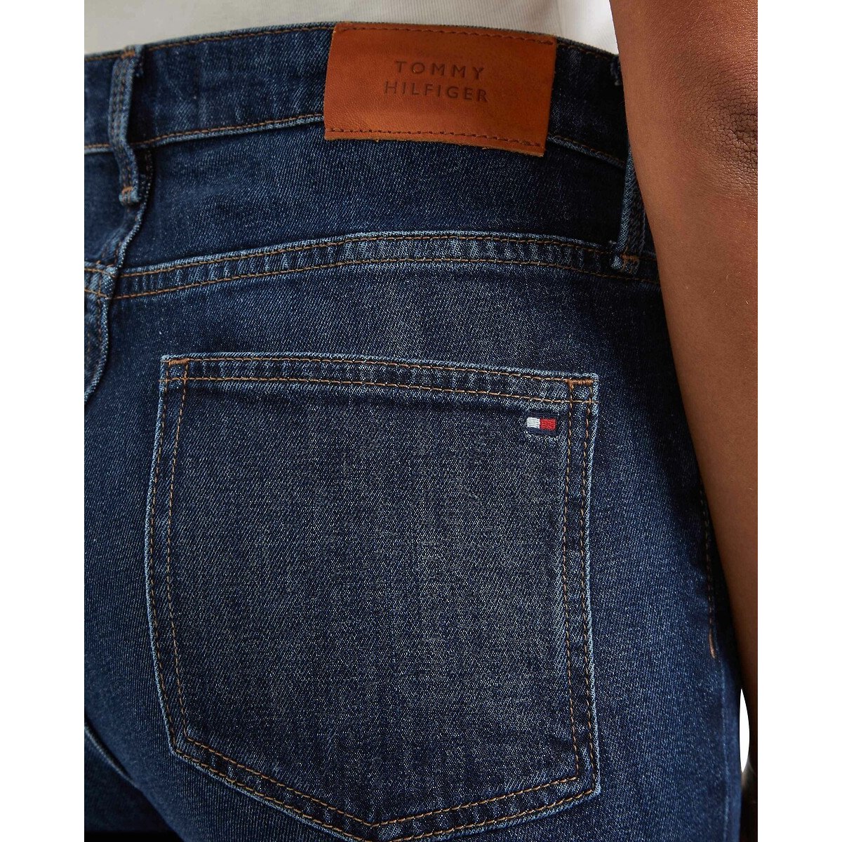 Jeans bootcut in denim stretch navy, TOMMY HILFIGER