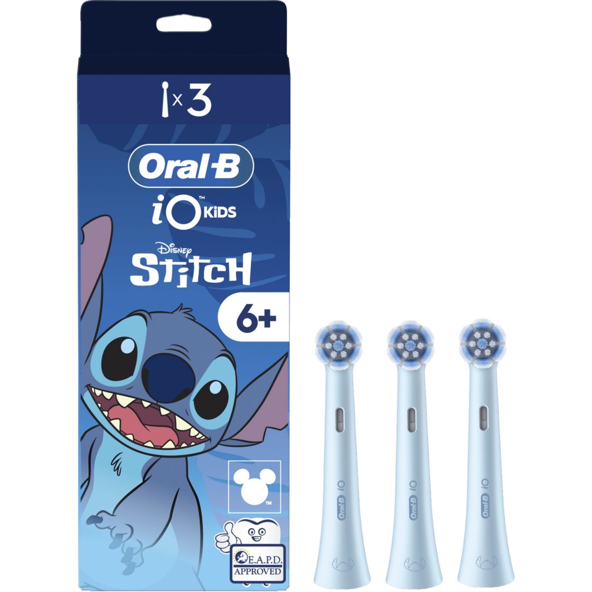 Brossette dentaire Gentle Care Stitch x3 couleur unique, ORAL B