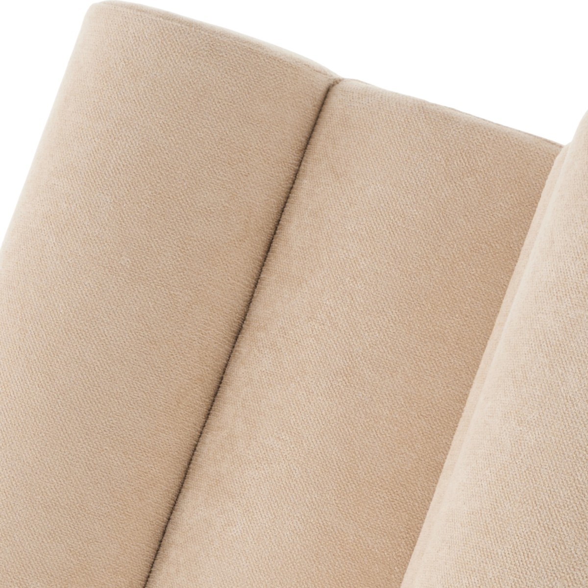 Chauffeuse compressée en tissu chenille - BILLIE beige, HOMIFAB