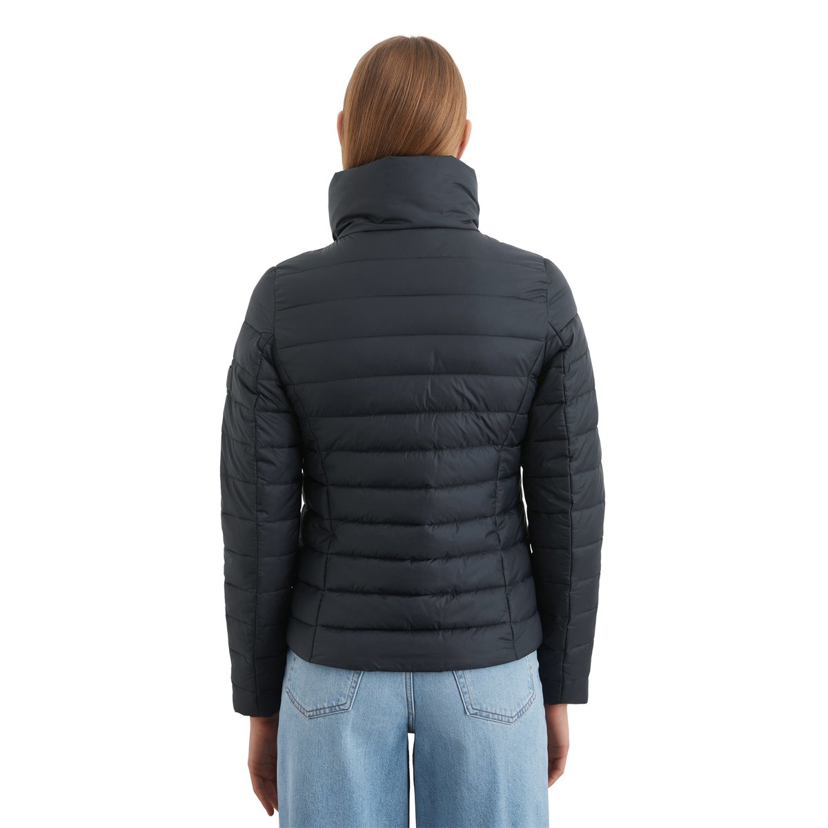 Veste matelassée légère fitted avec des matériaux recyclés bleu foncé, MARC O'POLO