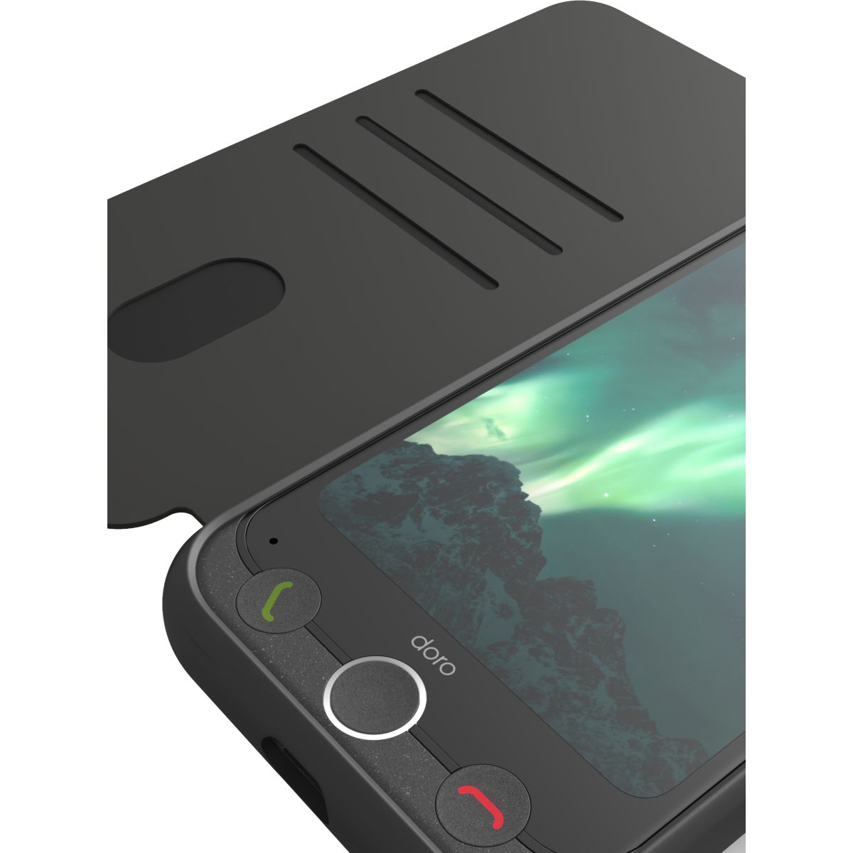Téléphonie mobile Aurora A10 4G + Etui + Protège écran couleur unique, DORO