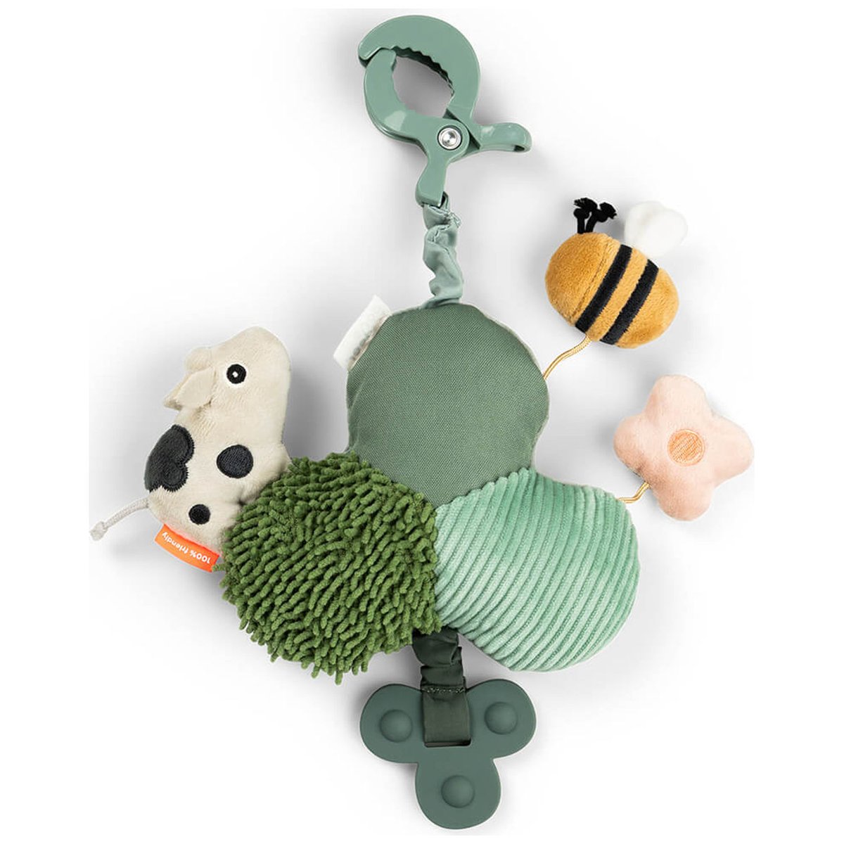 Miroir d'éveil à clipser vert, DONE BY DEER
