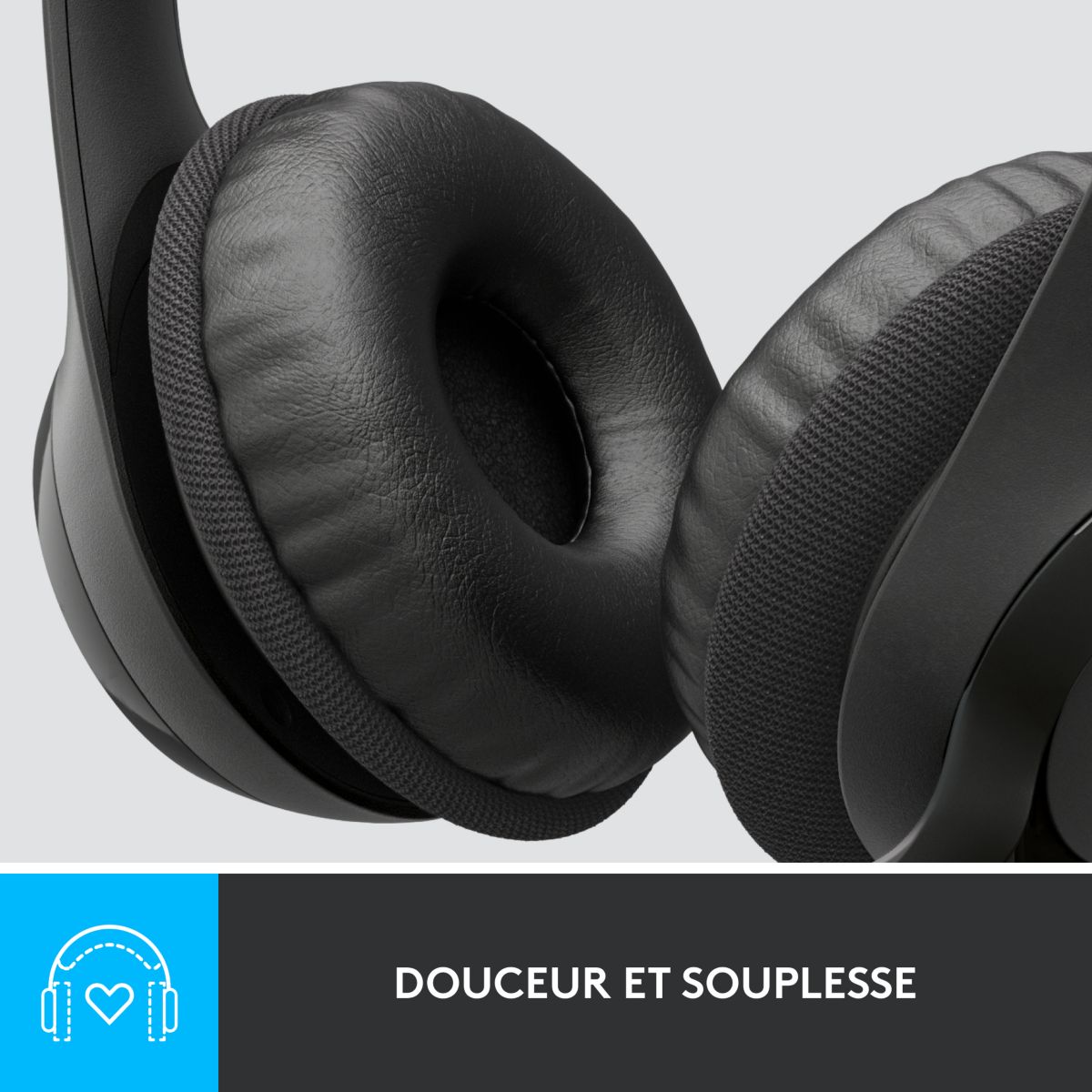 Micro-casque H390 USB stéréo noir, LOGITECH