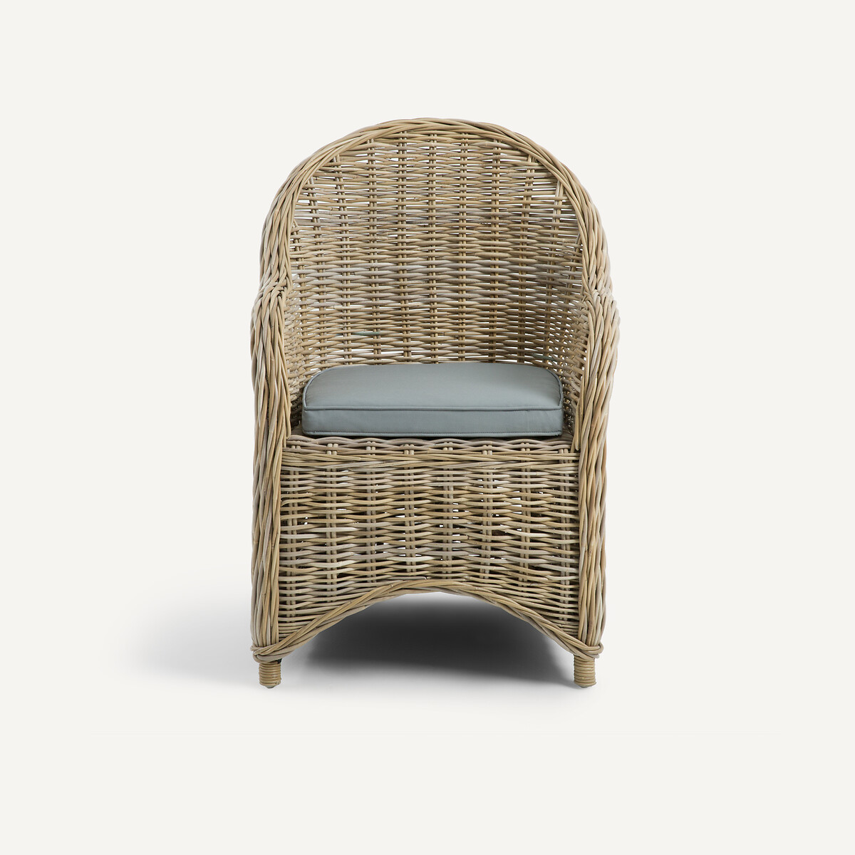 Fauteuil de jardin en fibres tressées, ELMER naturel, AM.PM