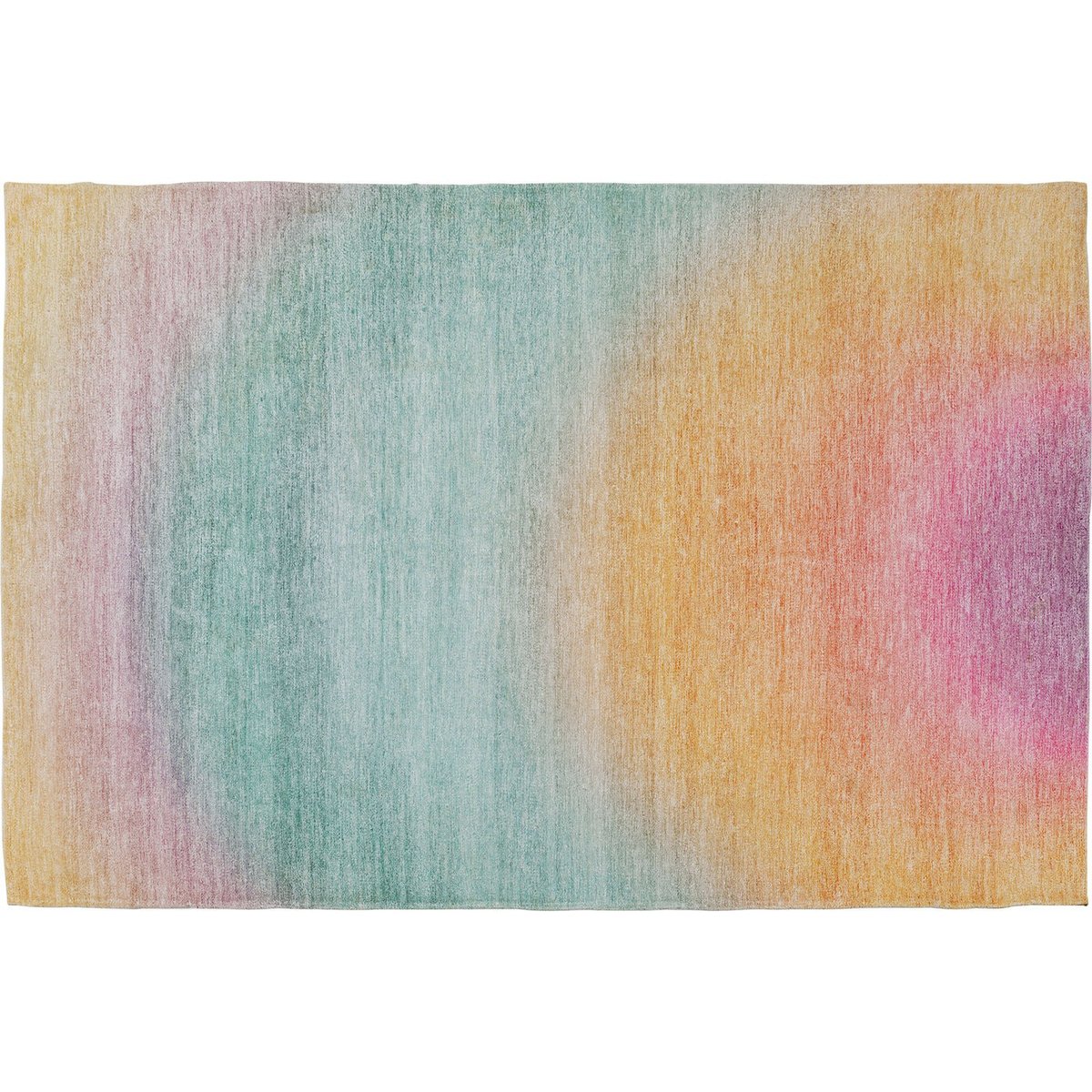 Tapis en polyester, RAINBOW multicolore, KARE DESIGN