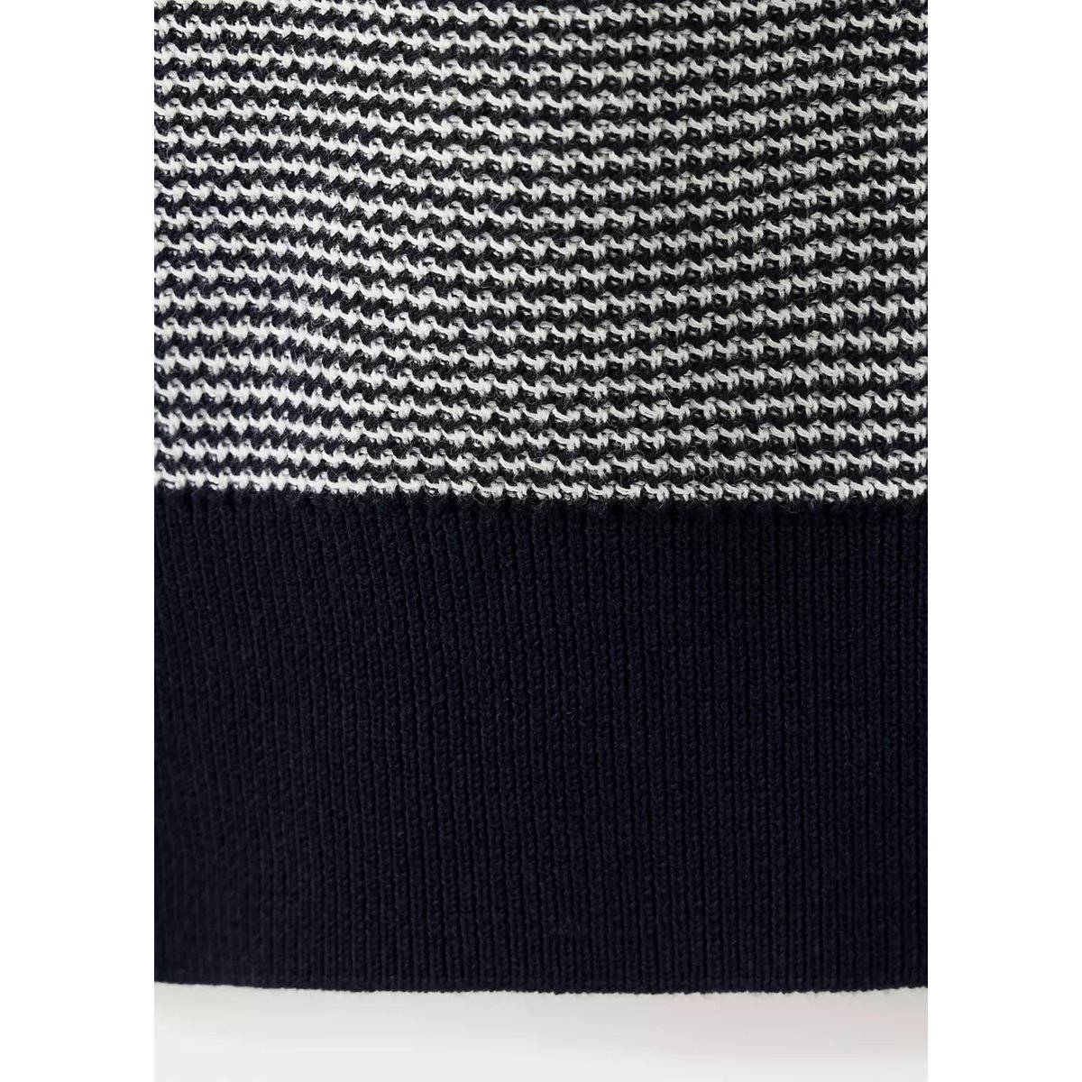 Pull-over 100 % coton maille fine bleu marine, MANGO MAN
