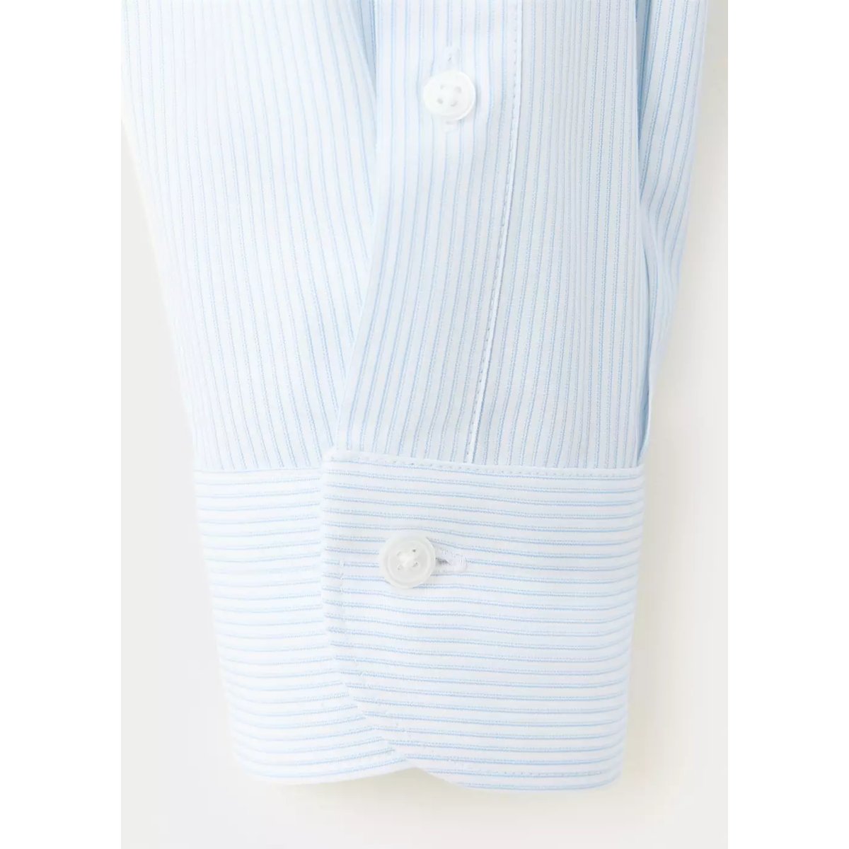 Chemise costume 100 % coton rayures bleu, MANGO MAN