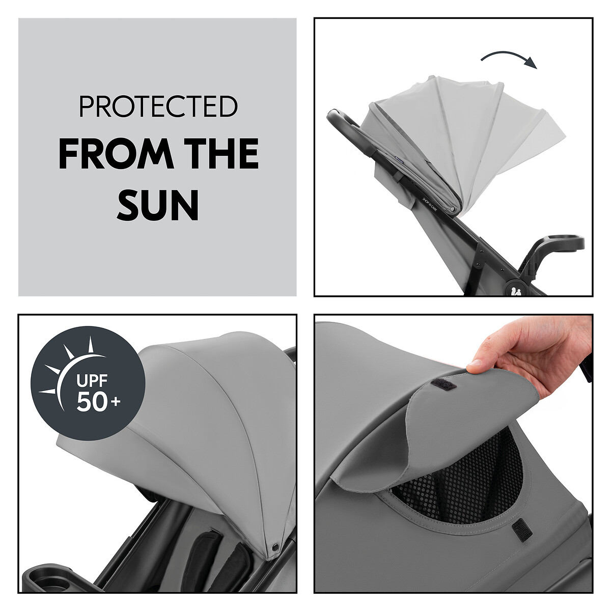 Shop N Care Pushchair grey, HAUCK