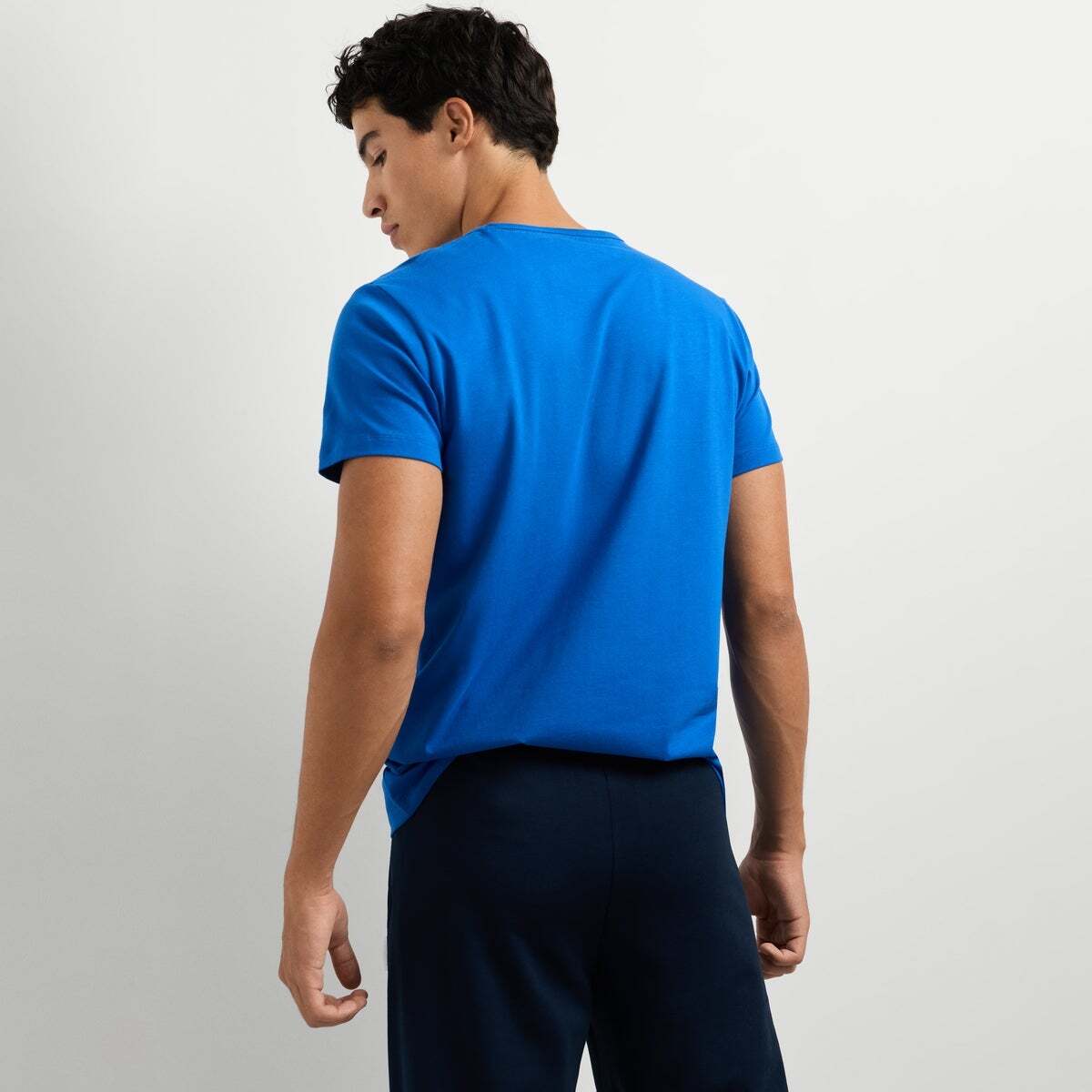 T-Shirt Coupe Slim Avec Logo bleu électrique, PEPE JEANS