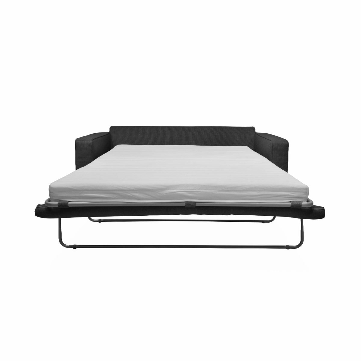 Canapé lit convertible 3 places avec matelas 12cm - Fabriqué en France TOULOUSE beige, SWEEEK