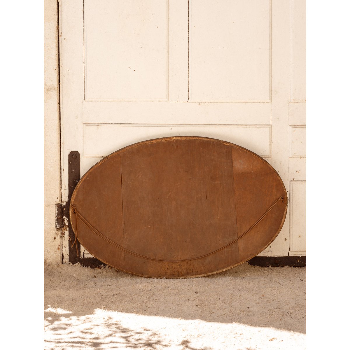 Miroir ovale en bois Georges N°1347 - Bon état miroir, DEBONGOUT