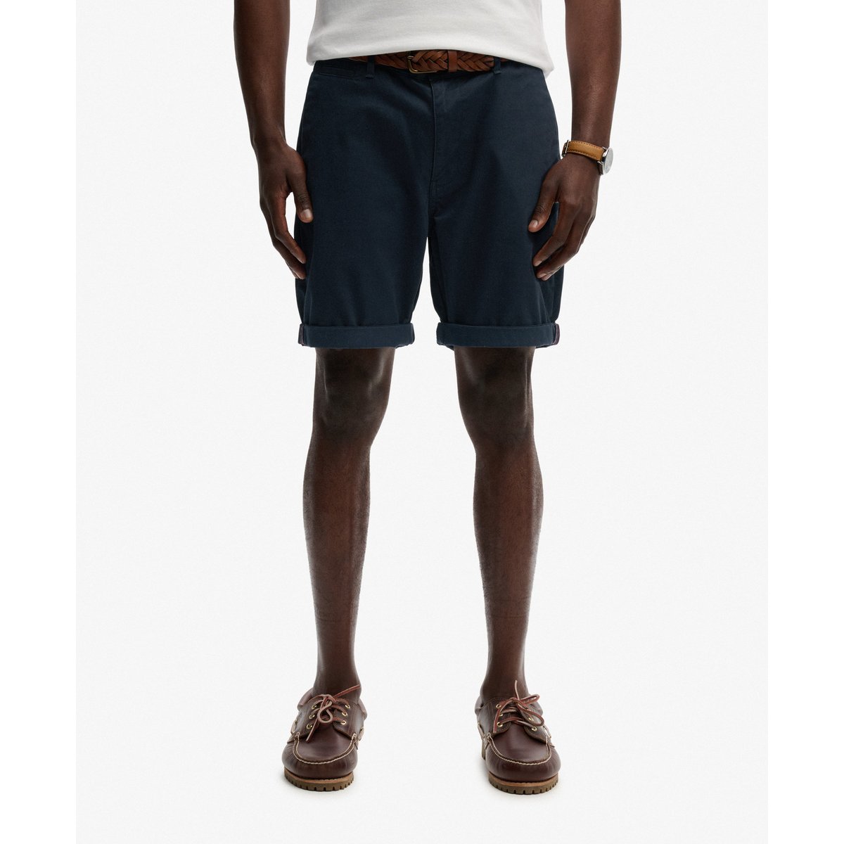 Short Chino Regular Premium bleu marine éclipse, SUPERDRY