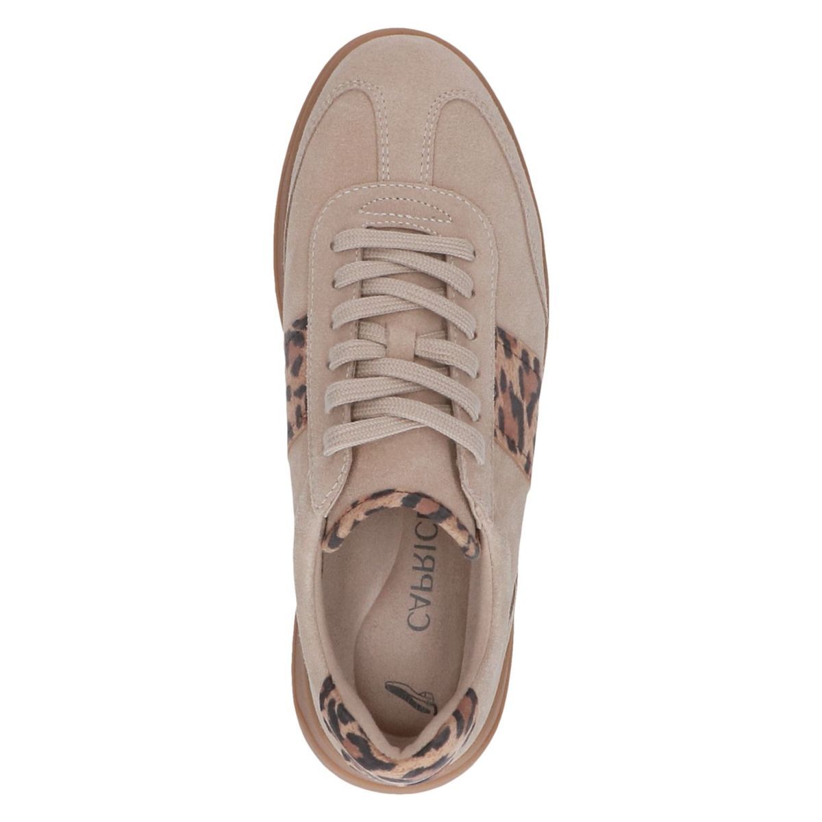 Basket en cuir marron combiné, CAPRICE