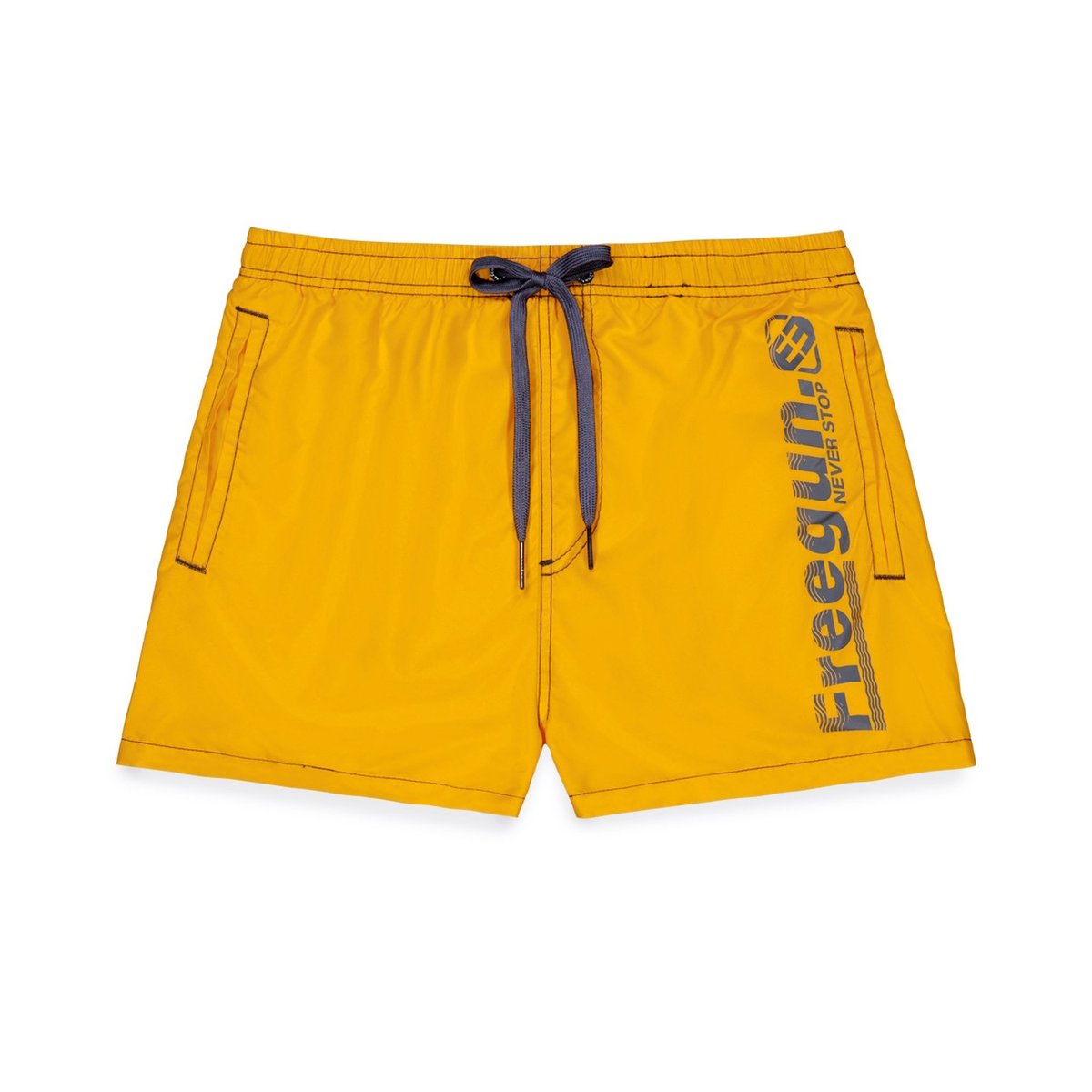 Maillot de Bain Short Microfibre orange, FREEGUN