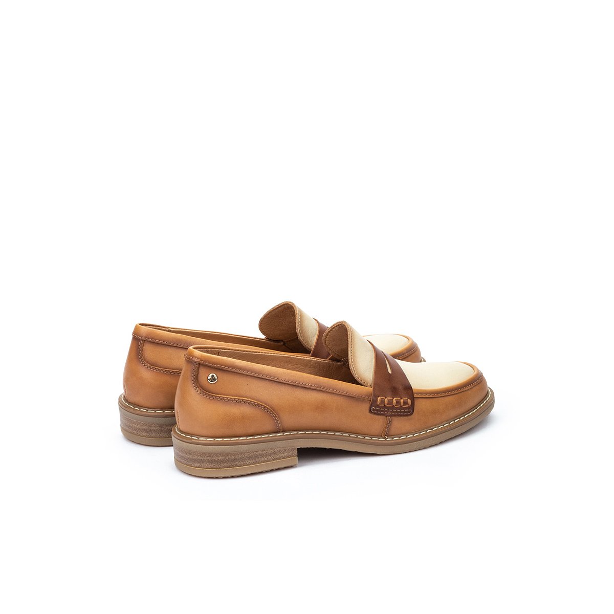 Mocassins cuir Aldaya almond, PIKOLINOS