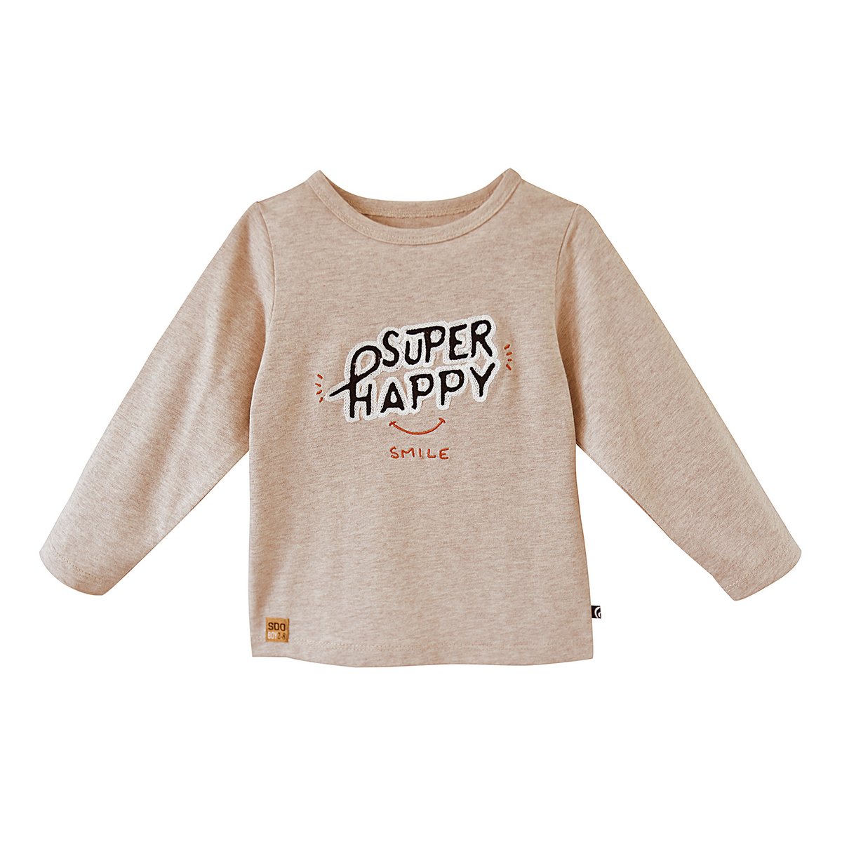Tee shirt super happy djibryl beige, SUCRE D'ORGE