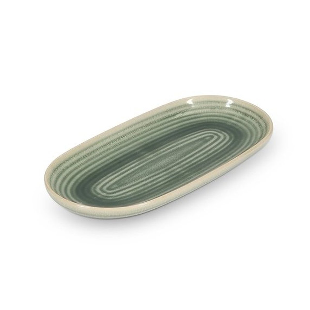 Lot de 4 plat de services CAMEO vert, SALT & PEPPER