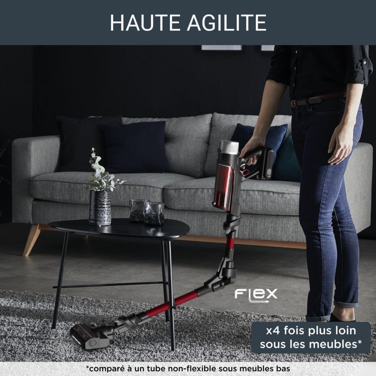 Aspirateur balai X Force Flex 9.60 Kit Animal RH2079WO couleur unique, ROWENTA