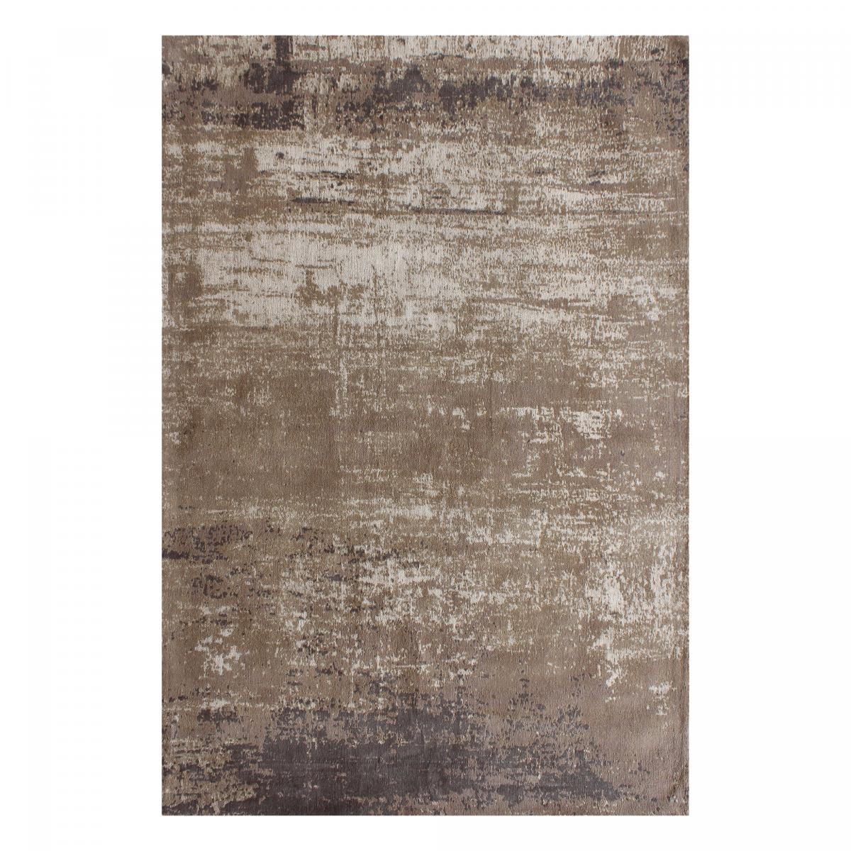 Tapis salon NIYAT , tapis en coton argent, noir, UN AMOUR DE TAPIS