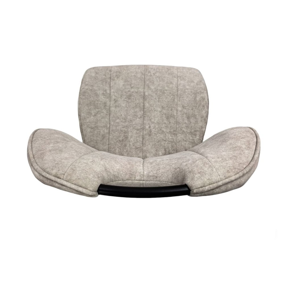 Chaise repas en tissu beige, ZAGO